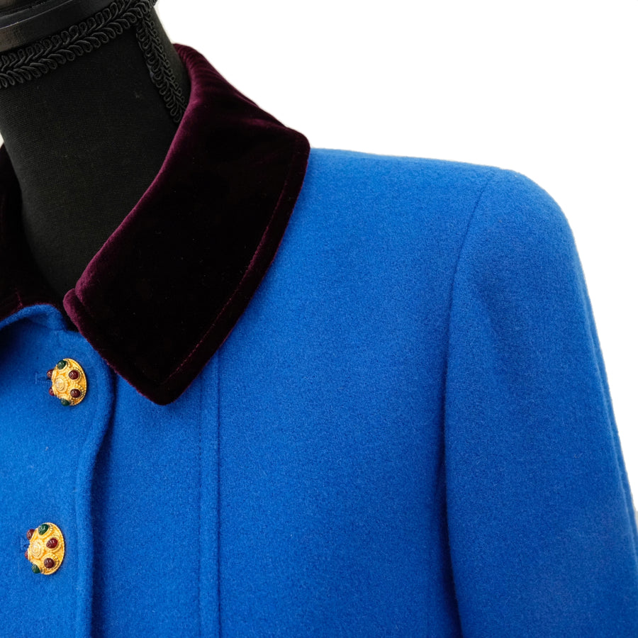CHANEL 1996 Velvet Coat
