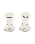 CHRISTIAN DIOR Oval CD Logo Earrings