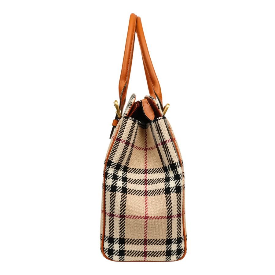 BURBERRY Nova Check Handbag