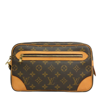 LOUIS VUITTON Monogram Pochette Marly Dragonne Handbag M51825