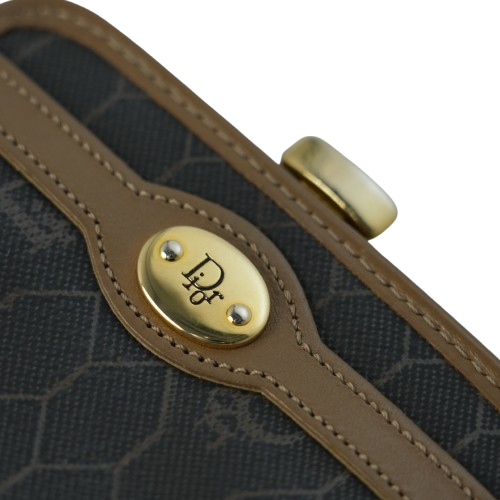 CHRISTIAN DIOR Honeycomb Frame Coin Purse