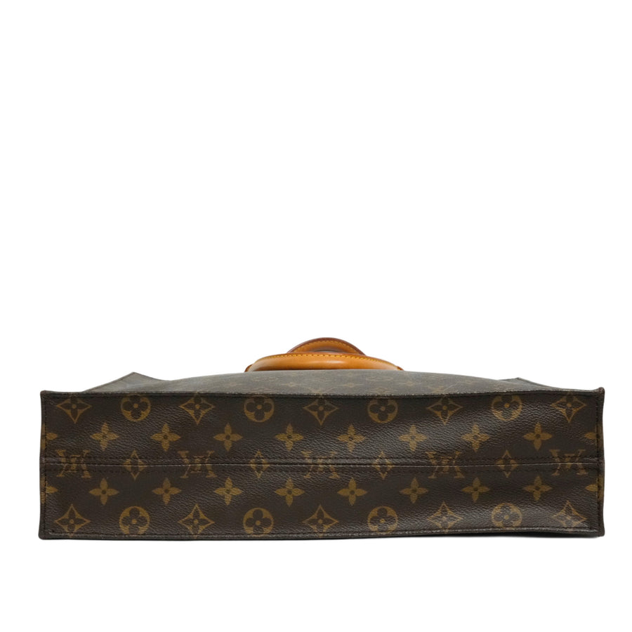 LOUIS VUITTON Monogram Sac Plat Handbag M51140
