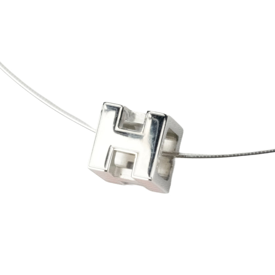 HERMES H Cube Necklace