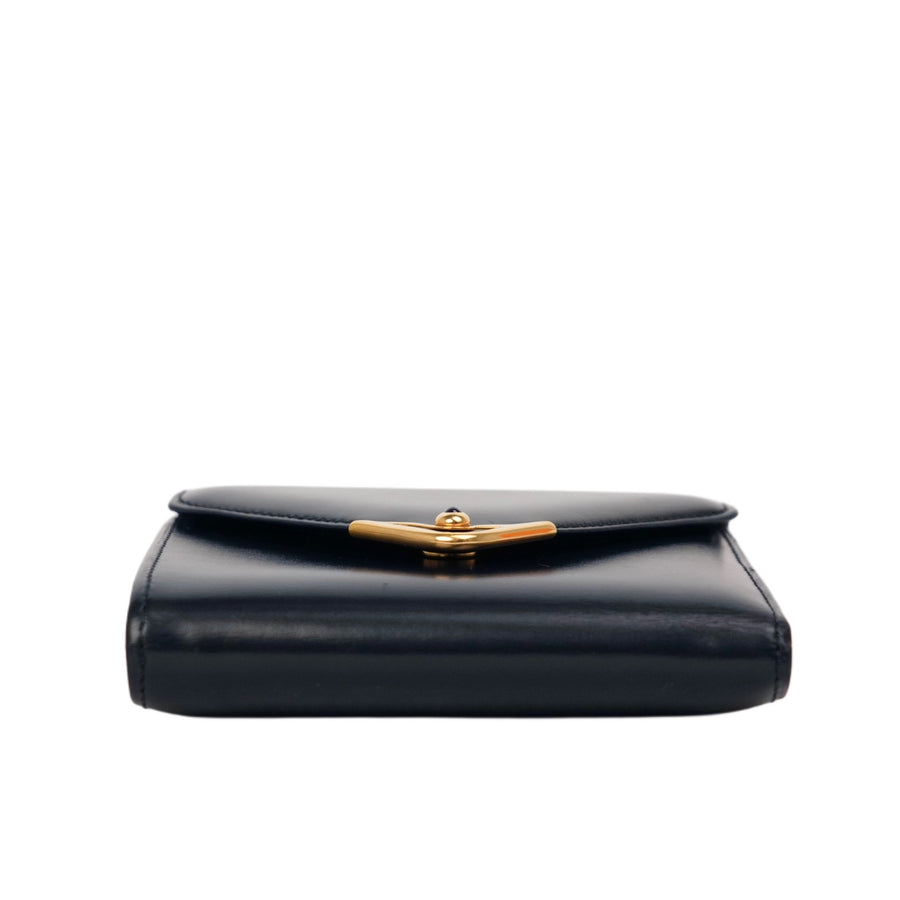 CARTIER Kiss Lock Tri-Fold Wallet