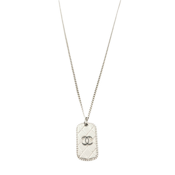 CHANEL 2009 Coco Mark Matelassé Necklace