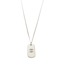 CHANEL 2009 Coco Mark Matelassé Necklace