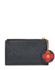LOUIS VUITTON Monogram Empreinte Porte Cartes Zip Card Case M68338