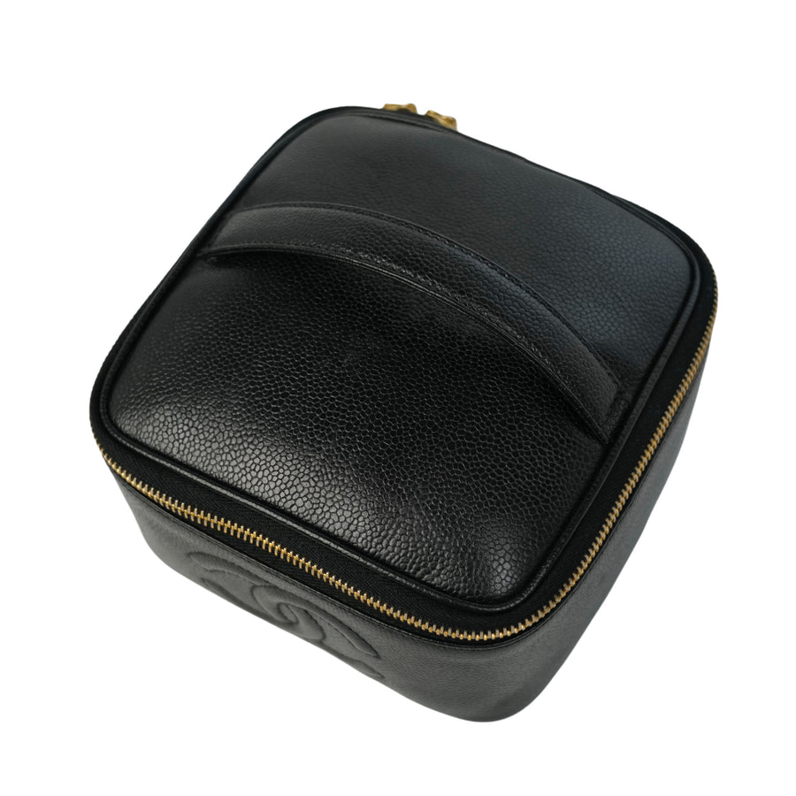 CHANEL 1996–1997 Caviar Leather Vanity Handbag