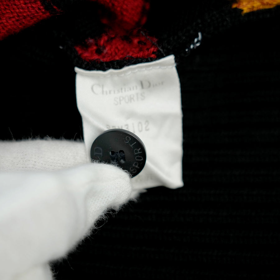 CHRISTIAN DIOR V-neck Sleeveless Cardigan Tops
