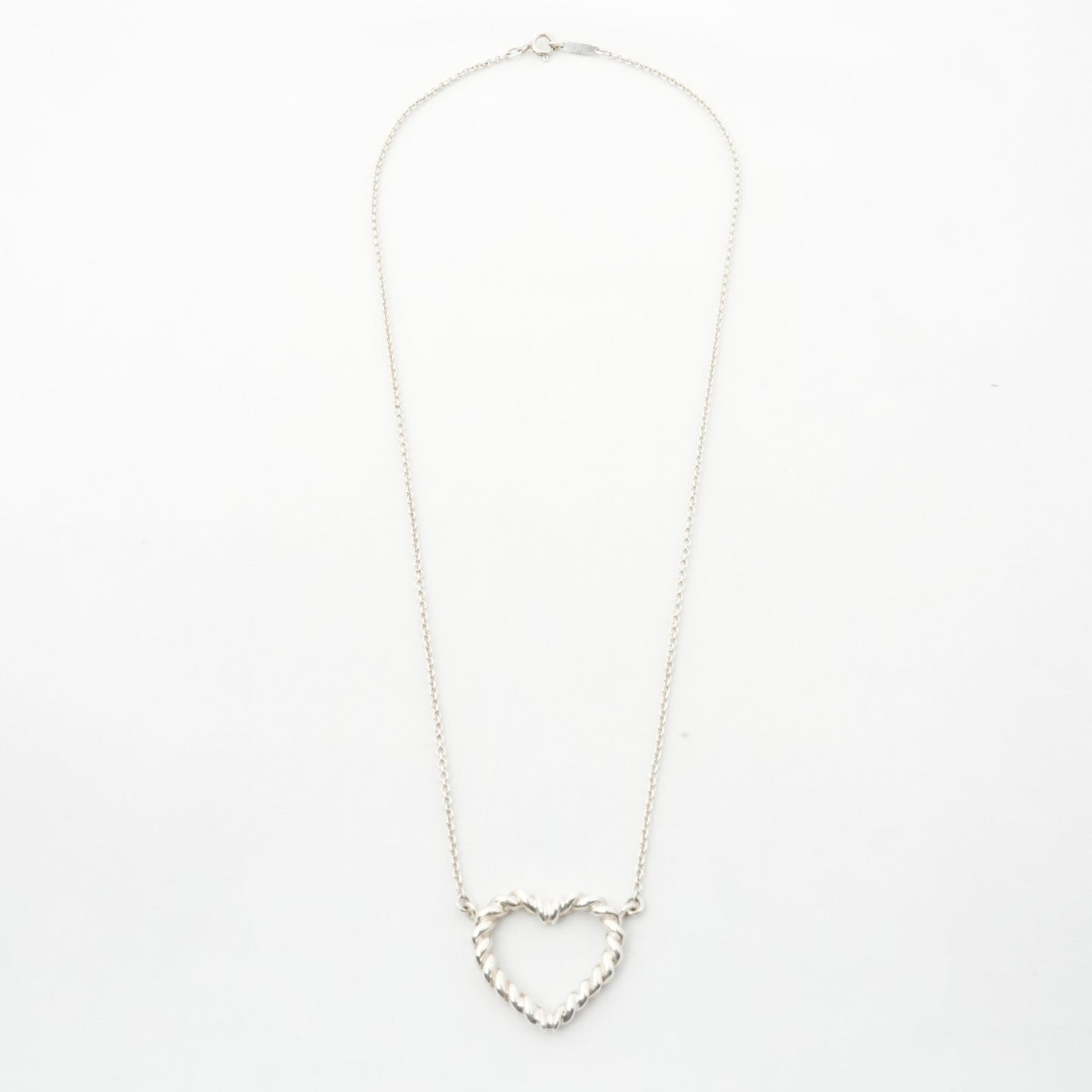 TIFFANY & CO. SV925 Twist Heart Necklace