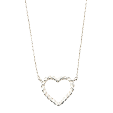 TIFFANY & CO. SV925 Twist Heart Necklace