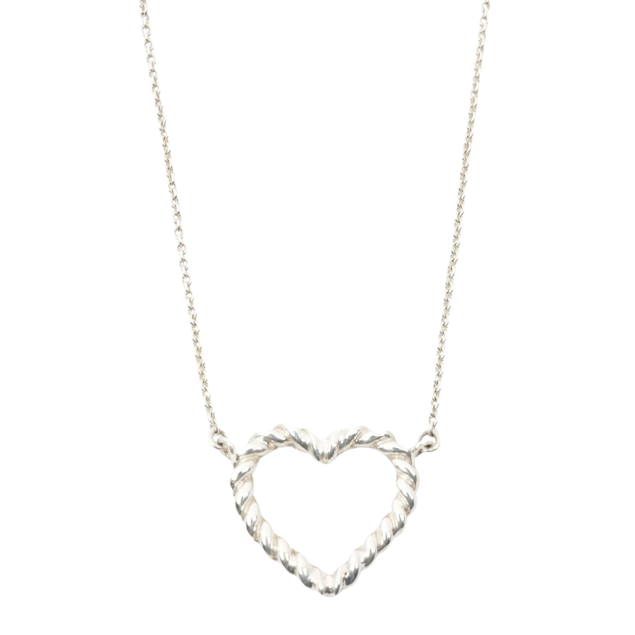 TIFFANY & CO. SV925 Twist Heart Necklace