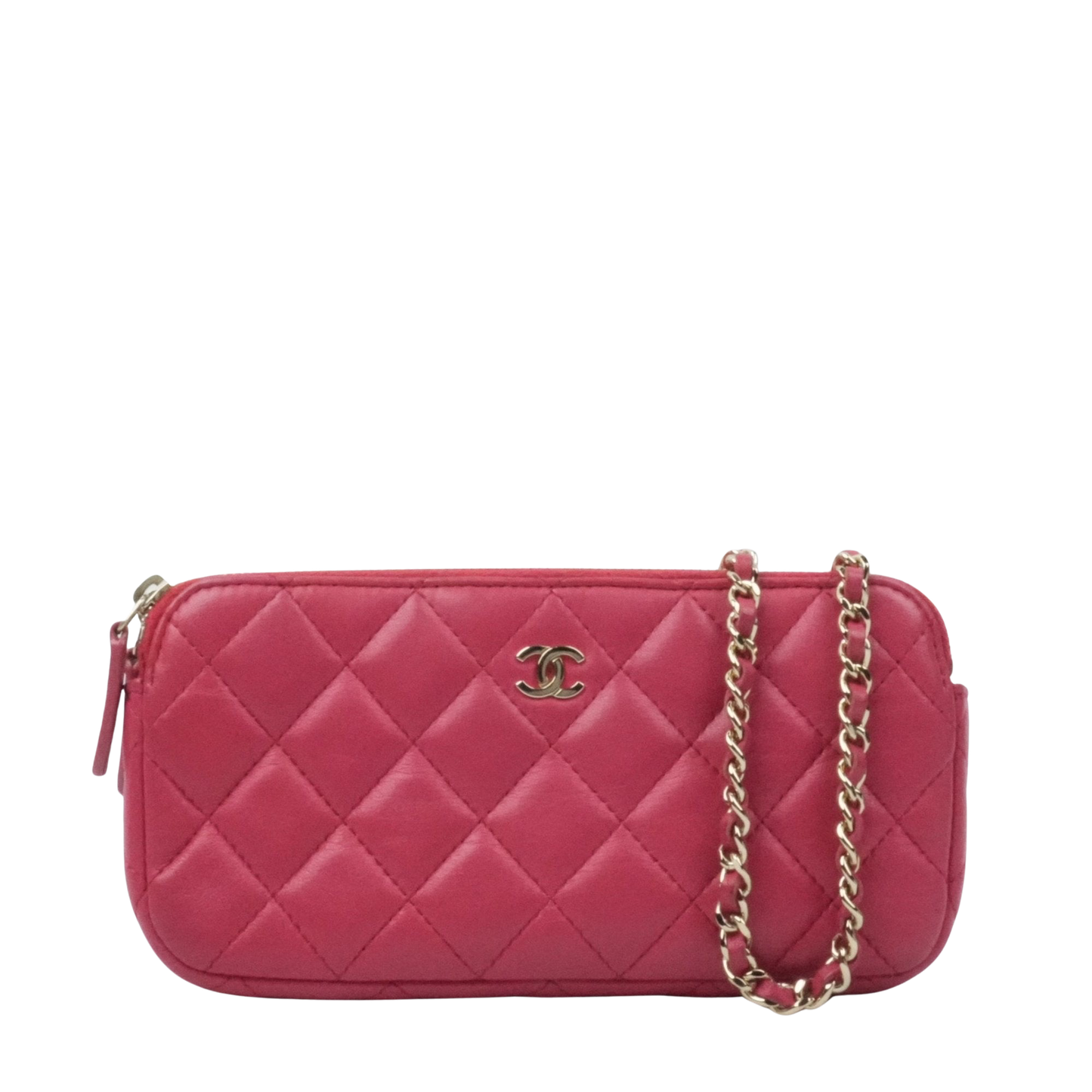 CHANEL Matelassé Chain Wallet/Mini Shoulder Bag 2Way