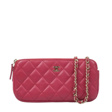 CHANEL Matelassé Chain Wallet/Mini Shoulder Bag 2Way