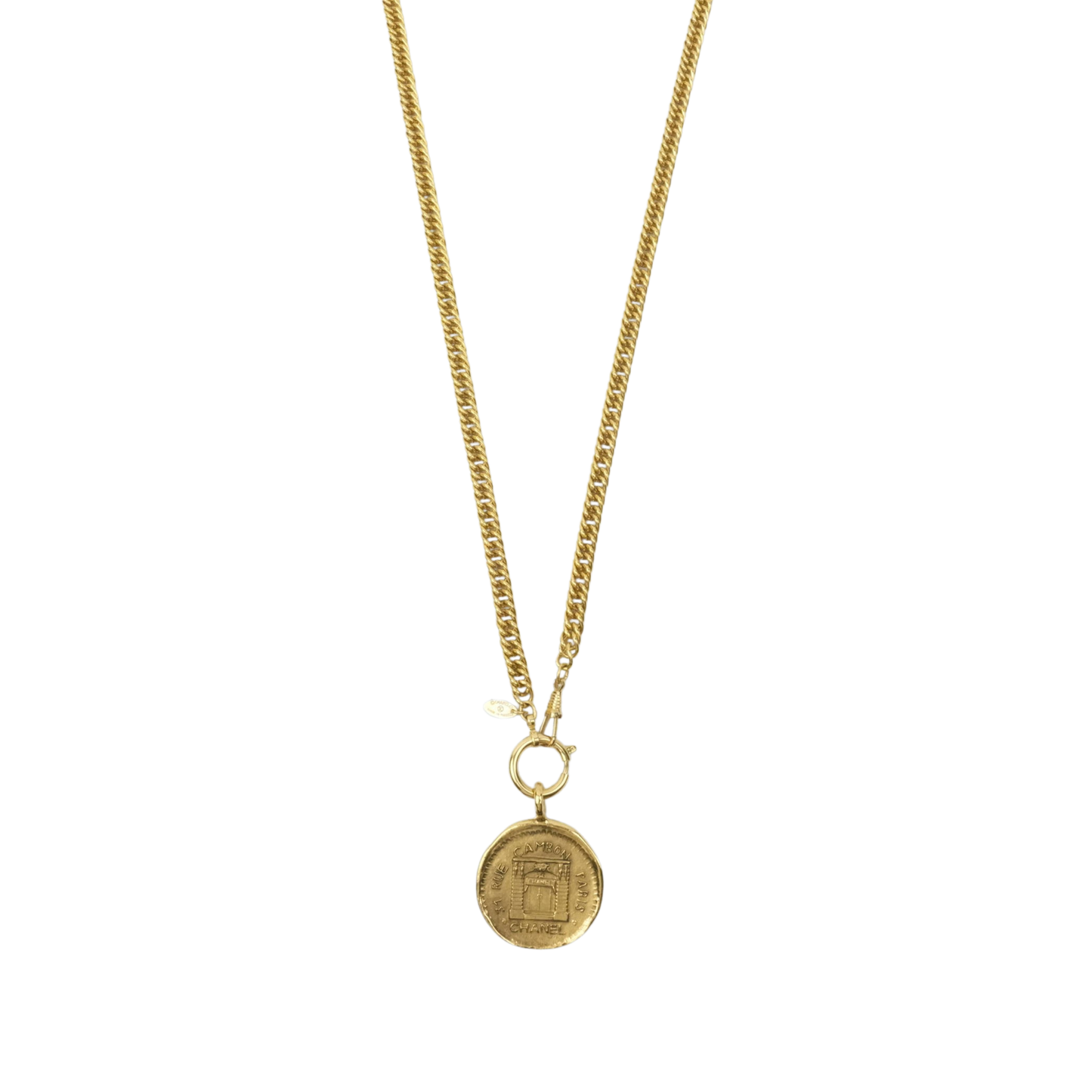 CHANEL Logo Necklace