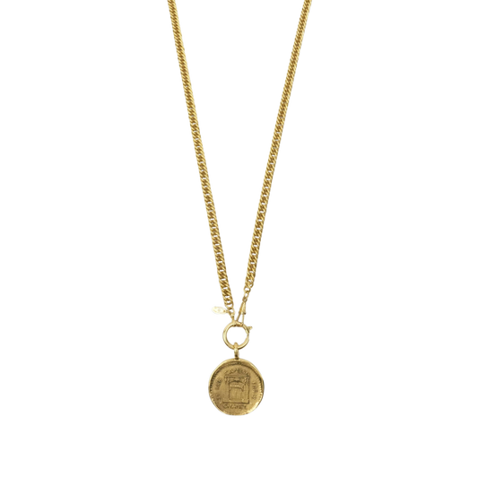 CHANEL Logo Necklace