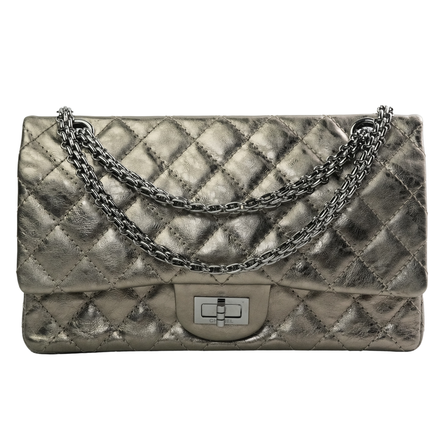 CHANEL 2006-2008 2.55 Chain Shoulder Bag