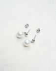 TASAKI K18 White Gold Pearl 7.40mm 2.1g Earring