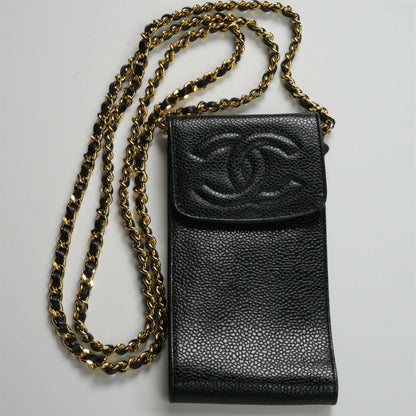 CHANEL 1994-1996 Grained Calfskin Shoulder Bag