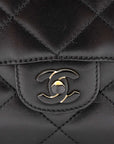 CHANEL PVC Lambskin Shoulder Bag