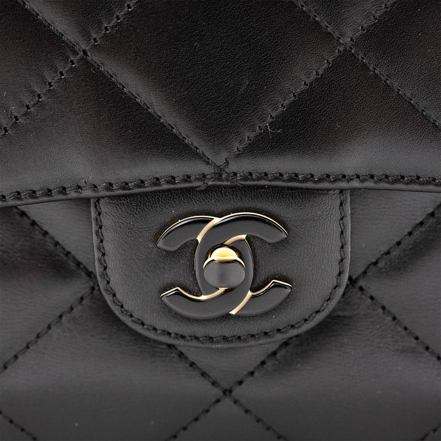 CHANEL PVC Lambskin Shoulder Bag