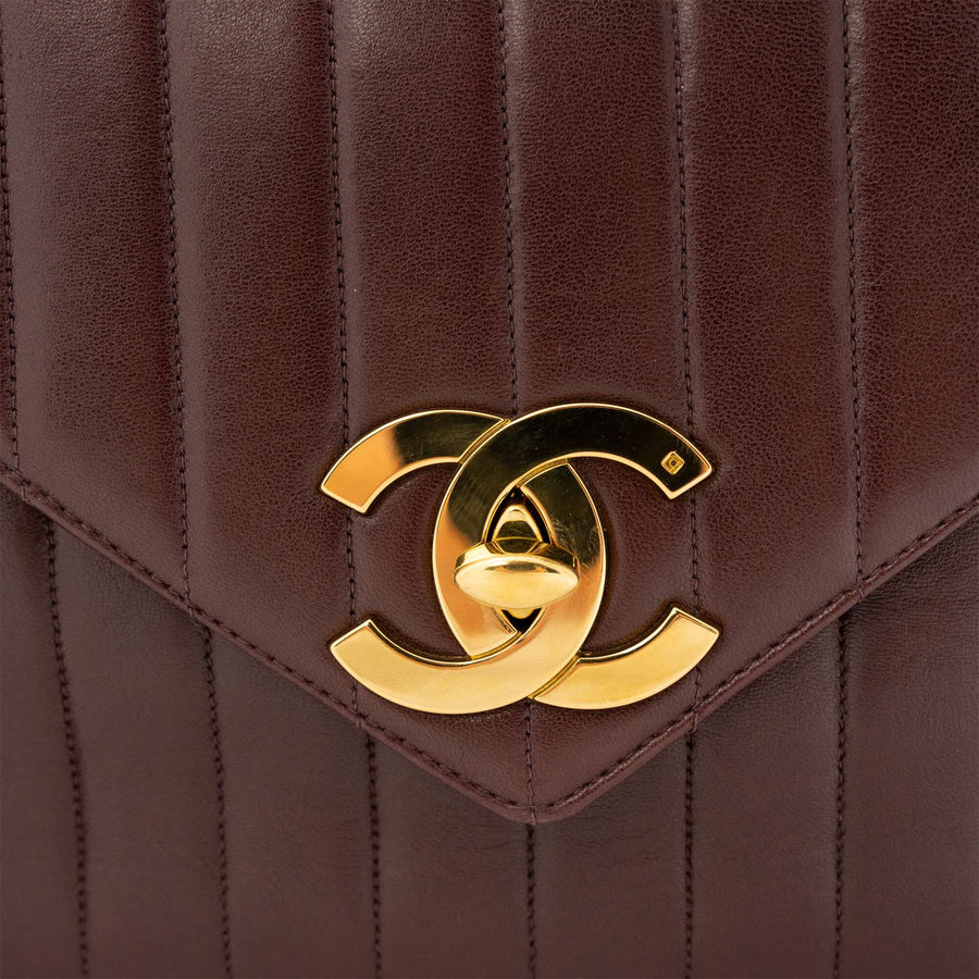 CHANEL 1994-1996 Lambskin Shoulder Bag