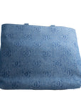 CHANEL Denim Patent with Pouch Tote Bag