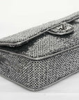 CHANEL 2006-2008 Chain Sequins Shoulder Bag