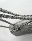 CHANEL 2006-2008 Chain Sequins Shoulder Bag