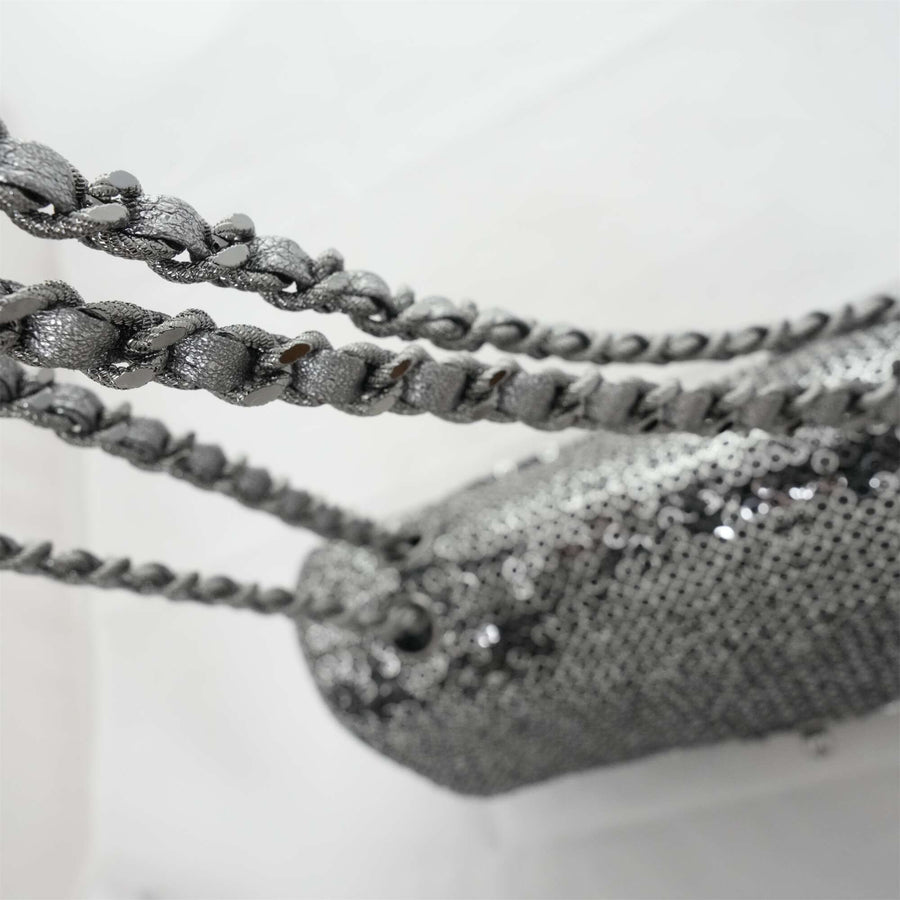 CHANEL 2006-2008 Chain Sequins Shoulder Bag