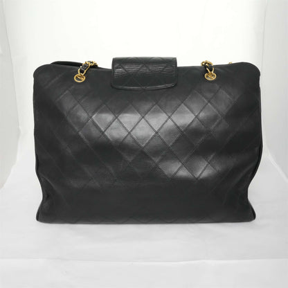 CHANEL Chain Leather Tote Bag