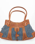 CELINE Denim Shoulder Bag