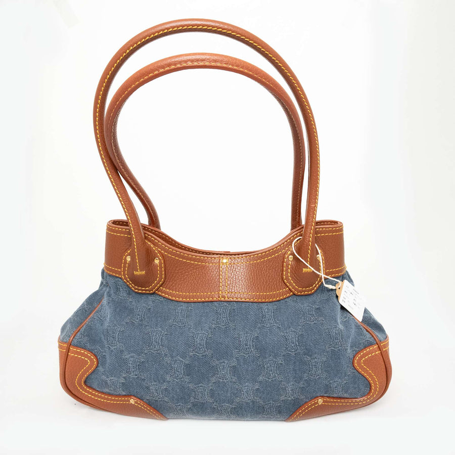 CELINE Denim Shoulder Bag