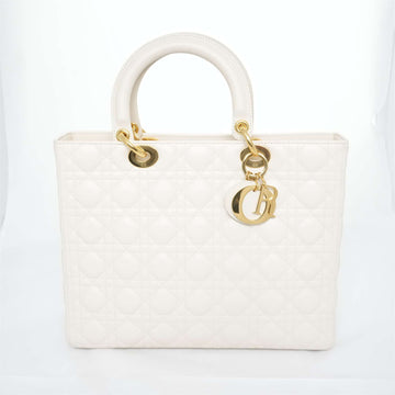 CHRISTIAN DIOR Lady Dior Lambskin Handbag