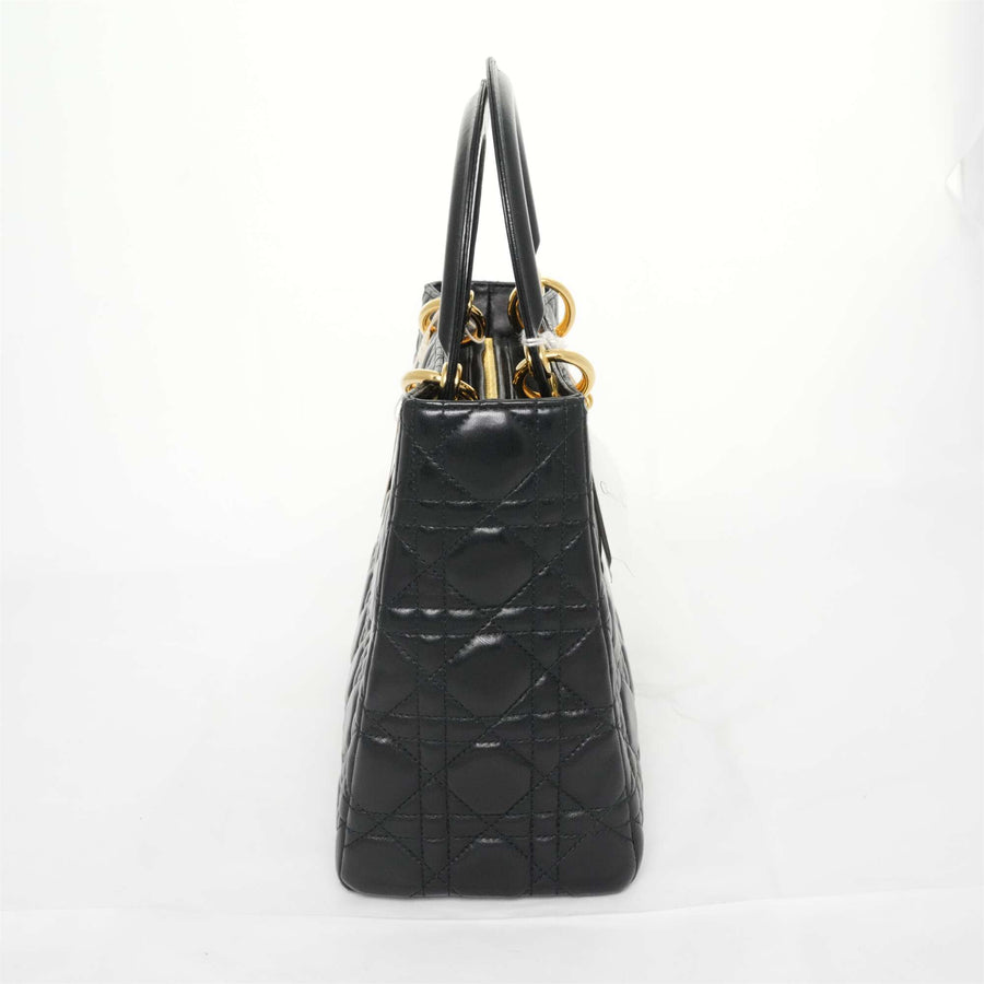 CHRISTIAN DIOR Lady Dior Lambskin Handbag