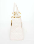 CHRISTIAN DIOR Lady Dior Lambskin Handbag