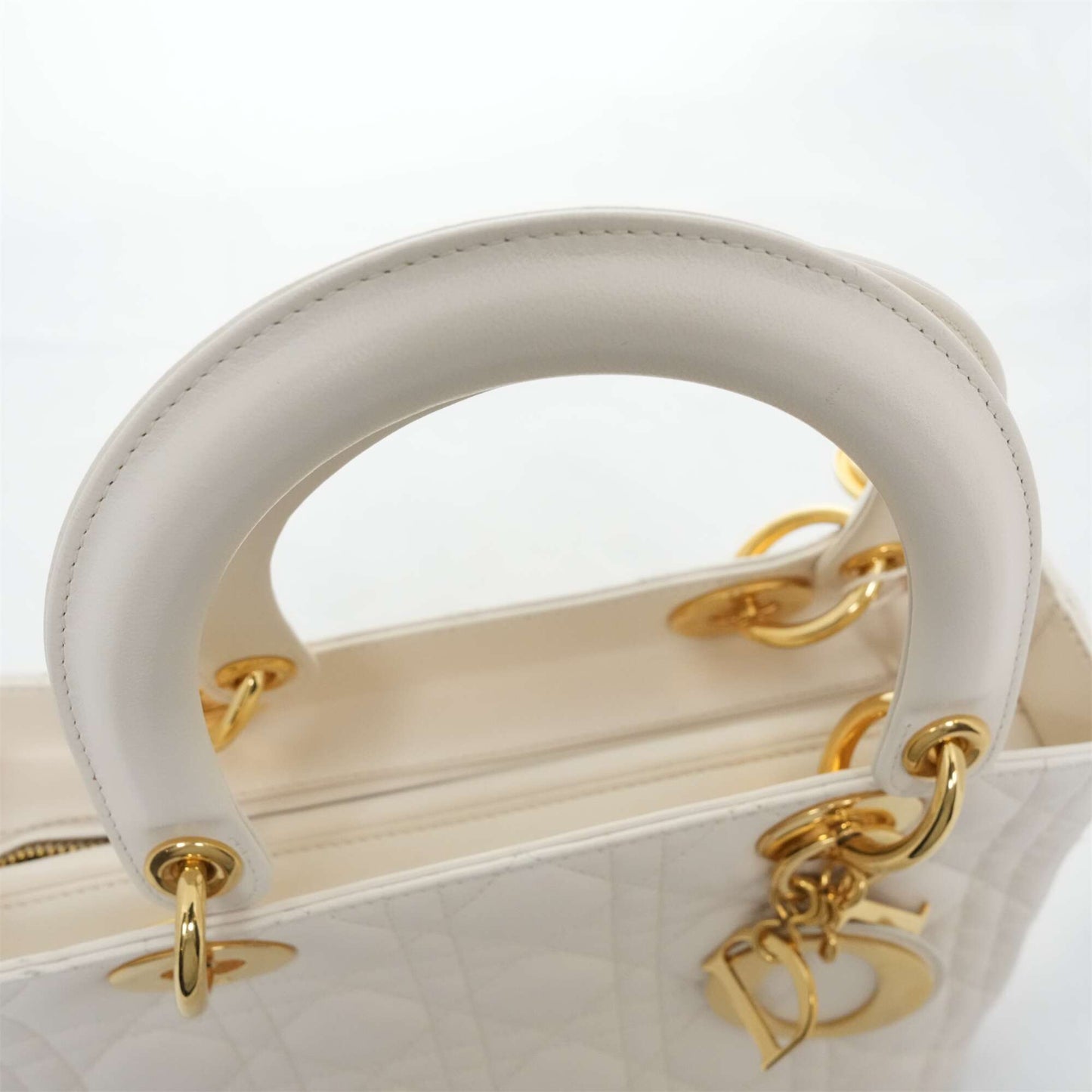 CHRISTIAN DIOR Lady Dior Lambskin Handbag