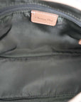 CHRISTIAN DIOR Mini Double Canvas Green Trotter PZ0701  Saddle Bag