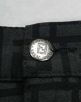 FENDI Zucca Pattern FF Logo Button I40 Skirt