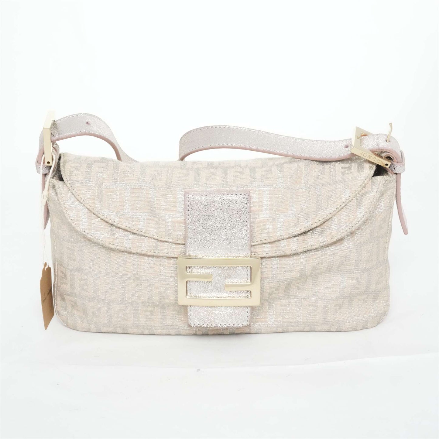 FENDI 8BR003 Canvas BEIGE 434890 Handbag