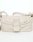 FENDI 8BR003 Canvas BEIGE 434890 Handbag