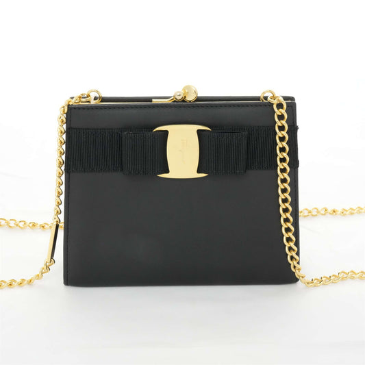 SALVATORE FERRAGAMO Vara Chain Shoulder Bag