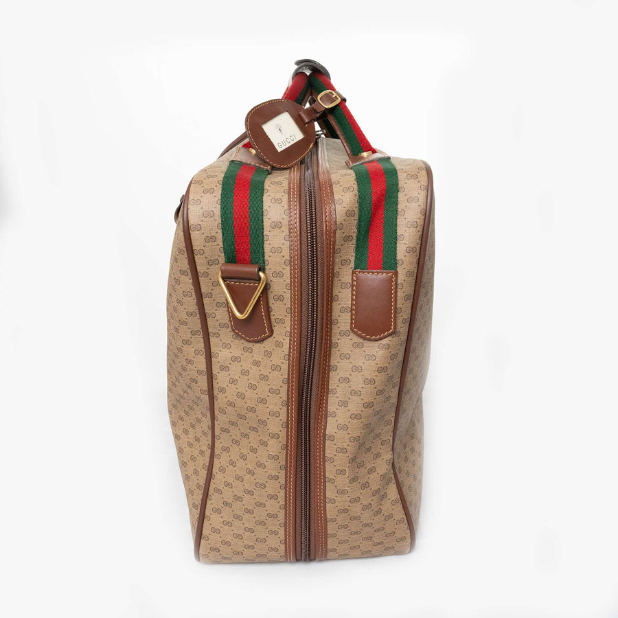 GUCCI Sherry Line Micro GG/PVC Gold Hardware  Handbag