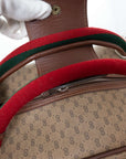 GUCCI Sherry Line Micro GG/PVC Gold Hardware  Handbag