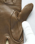 HERMES Chaine d'Ancre Leather Gloves OTHER ACCESSORY