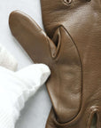 HERMES Chaine d'Ancre Leather Gloves OTHER ACCESSORY