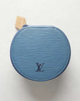 LOUIS VUITTON Blue Epi Ecrin Bijou 12 Jewelry Case Pouch M48205