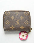 LOUIS VUITTON Monogram Round Mini Wallet