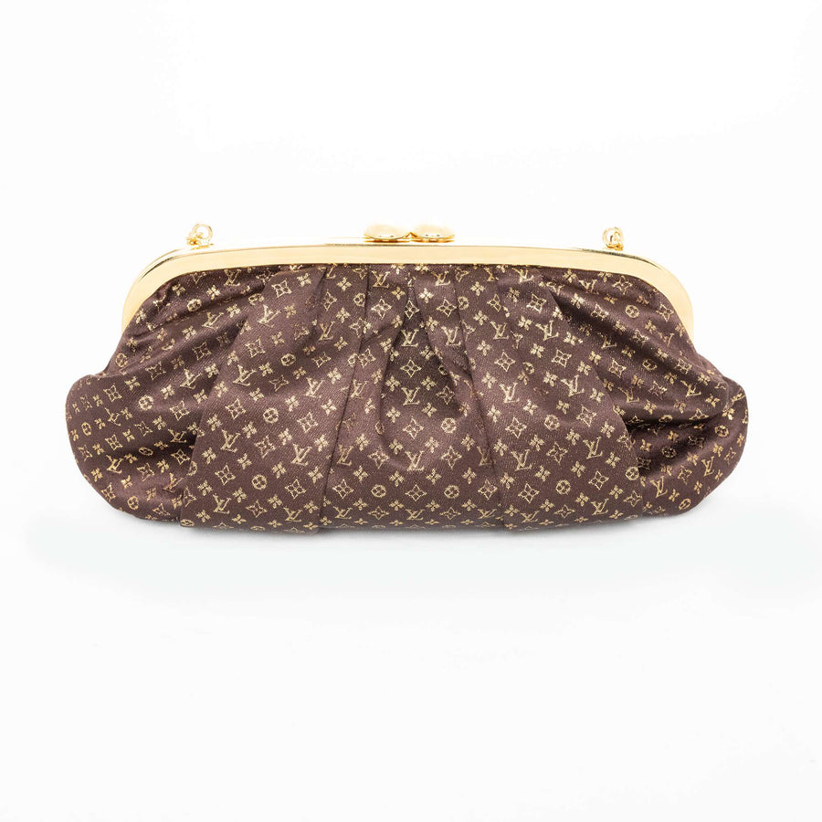 LOUIS VUITTON Monogram Satin Handbag