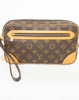 LOUIS VUITTON Monogram Pochette Marly Dragonne Handbag M51825